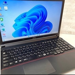 最新Windows 11 9月分③ 富士通 ノートパソコン 高速PC HDD320GB