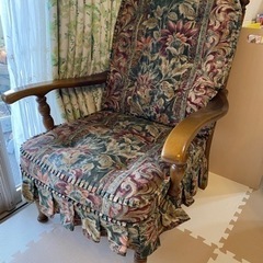 超美品 飛騨産業 穂高 リビングチェア両肘付き&スツール