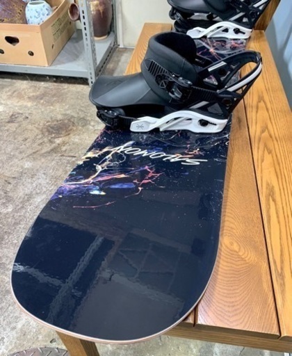 お引取り限定 SALOMON PROSPECT HYBRID サロモン スノーボード 156cm ビンディング付き