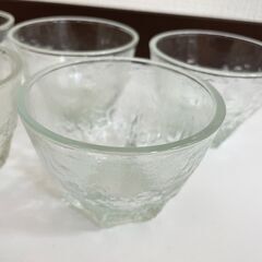 【7512‐1】佐々木硝子 志野路 ソーメンセット 5客セット 中鉢5客 たれ鉢5客 未使用品 箱付き 食器 和食器の画像