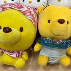 【7016】サンリオ ディズニー ハローキティ キティちゃん プーさん スヌーピー ぬいぐるみ まとめ売り タグ付き未使用品ありの画像