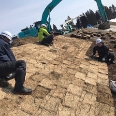 9月20日〜刈和野地区での芝張り作業員募集の画像
