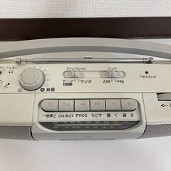 【7214】小泉成器 ラジカセ SAD-1214 ステレオラジオカセットレコーダー 中古品 ジャンク品 動作未確認の画像