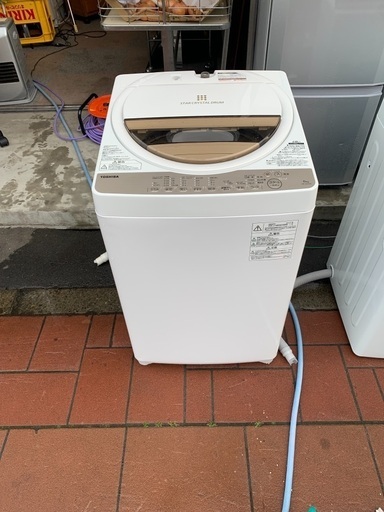 TOSHIBA 6kg 洗濯機 槽乾燥 2017 高年式