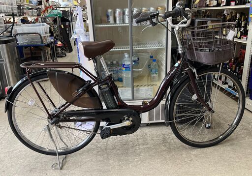 YAMAHA/ヤマハ 電動アシスト自転車 YAMAHA PAS Natura パス ナチュラL デラックス PM26NLDX 充電器/バッテリー付【ユーズドユーズ名古屋天白店】J2101