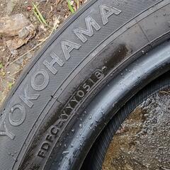 ■kj32■225/60R17  2018年製 ヨコハマタイヤ 日本製 タイヤ 2本セット 6分目 アルファードの画像