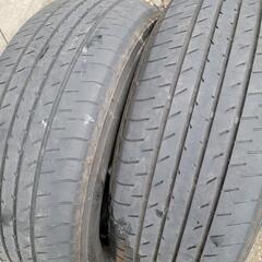 ■kj32■225/60R17  2018年製 ヨコハマタイヤ 日本製 タイヤ 2本セット 6分目 アルファードの画像