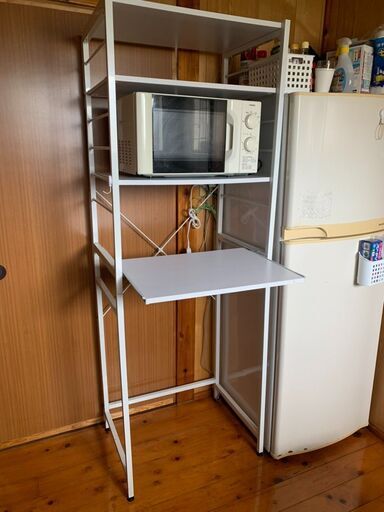 キッチン ラック シェルフ レンジ台 シンプル