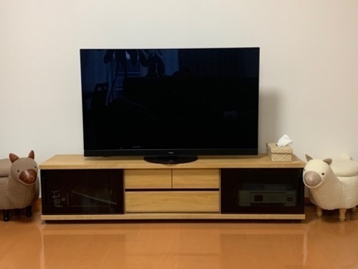 TVボード　テレビボード　スライド　引出し　付