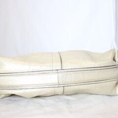 COACH　 コーチ レザーハンドバッグ 16442 メタリックゴールド系　レディース の画像