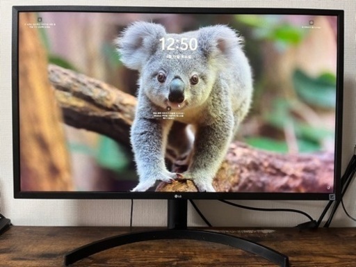 LG モニター ディスプレイ 32UK550-B 4K 31.5インチ