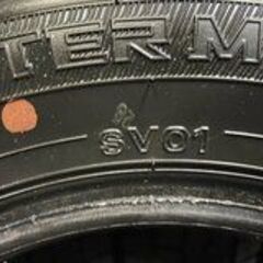 DUNLOP WINTER MAXX SV01 145R12LT 6PR 12インチ スタッドレス 4本 2017年製 バリ溝 軽トラ 軽バン等　(MTG227) クレジットカード QRコード決済可能の画像