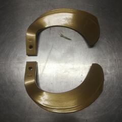 トラクター両サイドゴールド爪