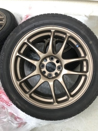 ホイールタイヤ4本セット　ワークエモーション 