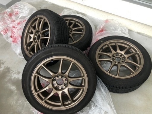 ホイールタイヤ4本セット　ワークエモーション