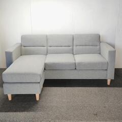 新品 アウトレット品 コンセント付きカウチソファー 3人掛けソファー