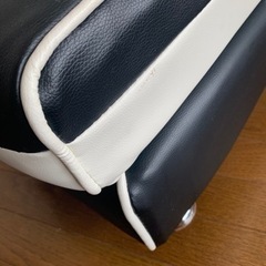 ソファ★黒色★ベンチソファの画像