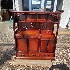和風飾り棚『良品中古』W920の画像