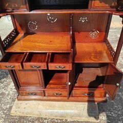 和風飾り棚『良品中古』W920の画像