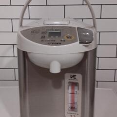 【ほぼ新品】タイガー　電気まほうびん　とく子さん　コードレス