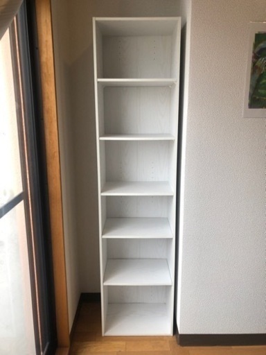 受け渡し者決定しました。ニトリ　カラボ　６段　白