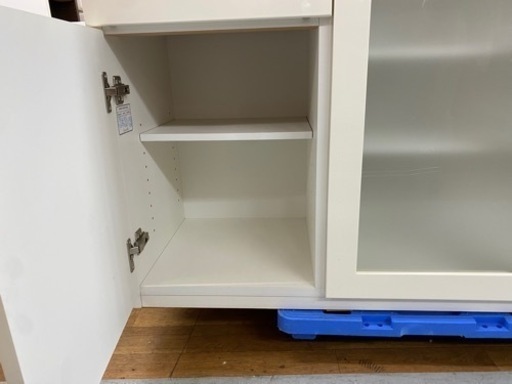 R061 NITORI ハイタイプキッチンカウンター、レンジ台、幅120cm 美品
