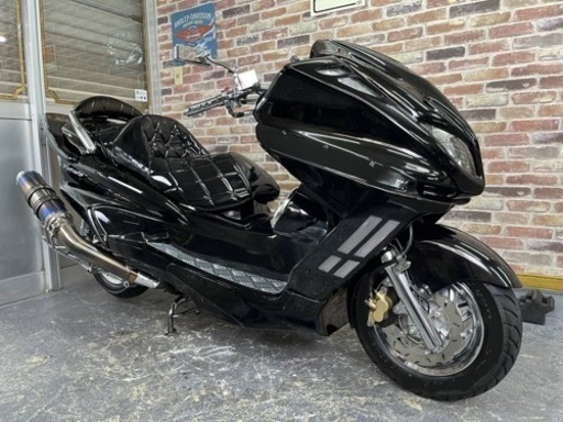 【極上低走美車♪高額メッキフルカスタム♪スピーカー４発♪LEDネオン】   ヤマハ マジェスティ250Ｃ SG03J 【動画有】  検）ビッグスクーター