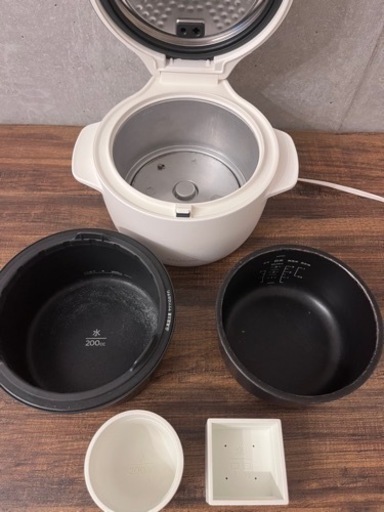 バルミューダデザイン K03A-WH BALUMUDA 電気炊飯器 バルミューダ K03A