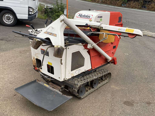 軽トラ貸し出しあり 現物確認歓迎 動作品 昨年まで使用し高齢で離農の為に出品 富士スバル ロビン 脱穀機 ハーベスタ FG65 厚木市 引取限定