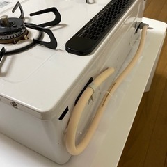 <決まりました><お値下げ>ガスコンロ　都市ガス用　ホワイトの画像