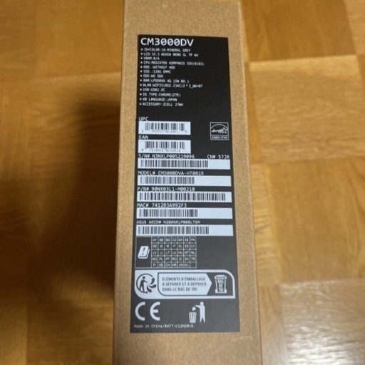 ASUS Chromebook CM3000DV 新品未使用品