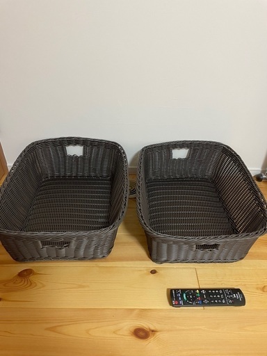 新品　大型　バスケット　2個