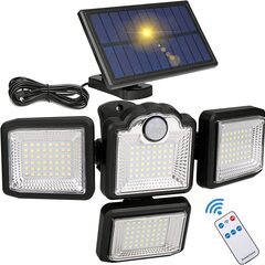 新品　LED ソーラーライト 屋外 センサーライト 屋外 4面発...