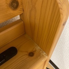 【取引中】ダブルベッド　ベッドフレームの画像