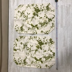 【値下げしました】ランチョンマット　植物柄　2枚セット