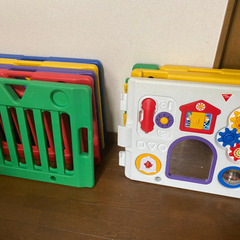 ベビーサークル ８枚セット 日本育児  ミュージカルキッズランドの画像