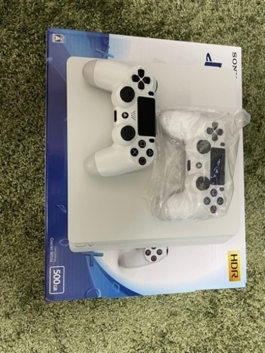 PS4 Slim 500MB グレシャー ホワイト + コントローラ(新品)