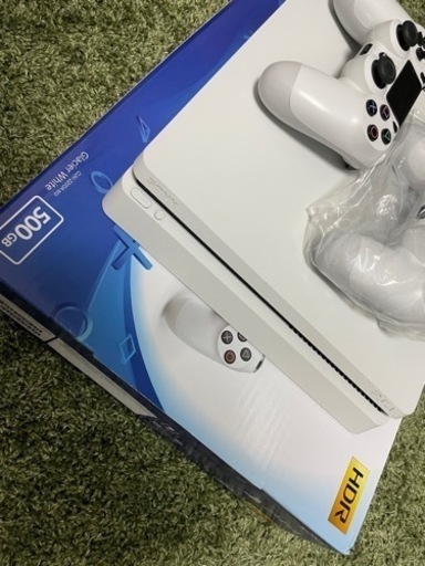 PS4 Slim 500MB グレシャー ホワイト + コントローラ(新品)