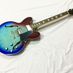 Epiphone ES-335 Figured/Blueberry Burst(エピフォン セミアコ)の画像