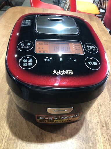 アイリスオーヤマ IHジャー炊飯器 5.5合 JRC-IE50-B 2022年製 J09068