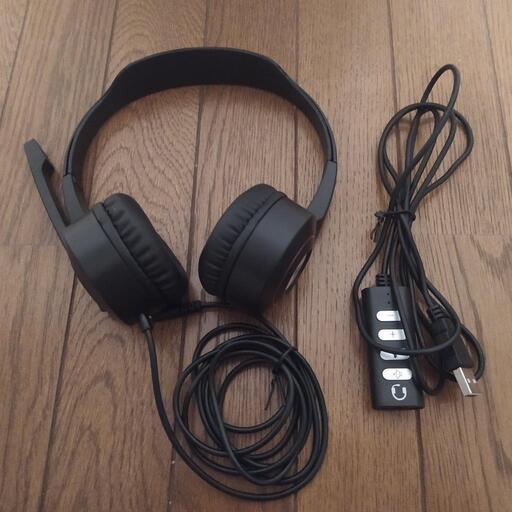 Stereo Headset with USB or 3.5mm\n\n　ヘッドホン