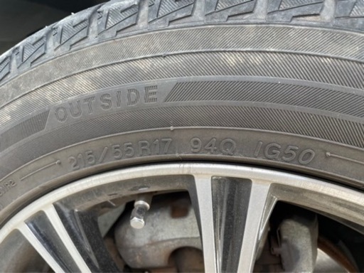 値下げ！RiZLEY 215/55R17 ホイール　エスティマ