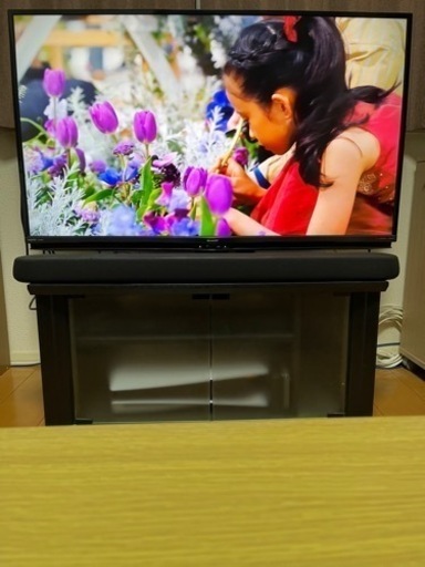 45型AQUOS 2018年式　テレビ台付き