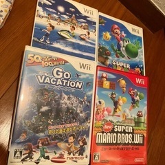 WiiU本体とソフトセットの画像