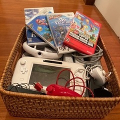 WiiU本体とソフトセットの画像