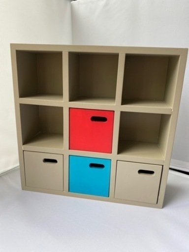 木製収納棚(壁掛け金具付き)