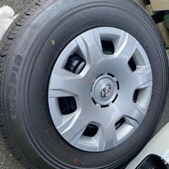 ハイエース 純正ホイール タイヤ セット 新車外し