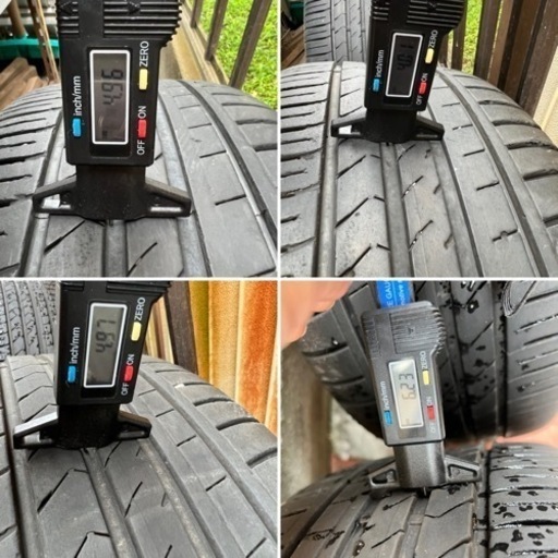 タイヤホイール4本セット　225/45/R18 バリ山