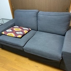 IKEA ソファ kivik シーヴィク 2人掛けファブリック グレー