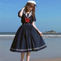 結婚式　余興　ハロウィン コスプレ ネイビー　紺色 ゆめかわ 制...